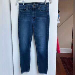 PAIGE Blue Skinny Jeans with Tapered Legs